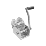 Fulton Brake Winch 1,000 lbs Capacity No Strap Automatic Clear Zinc Finish 5 Year Warranty - 143001 Boat Winch