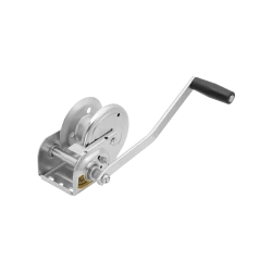 Fulton Brake Winch 1,000 lbs Capacity No Strap Deluxe Clear Zinc 5 Year Warranty - 143005 Boat Winch