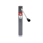 Bulldog 2K Trailer Jack 10" Lift No Mount Gray Powdercoat Inner and Outer Tube Sidewind Round Jack Corrosion Resistant 5 Year Warranty