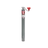 Bulldog 2K Trailer Jack 10" Lift No Mount Gray Powdercoat Inner and Outer Tube Topwind Round Jack Corrosion Resistant 5 Year Warranty
