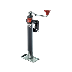 Bulldog 2K Snap Ring Swivel Trailer Jack 10" Lift Zinc Inner and Outer Tube Topwind Round Jack Corrosion Resistant 5 Year Warranty