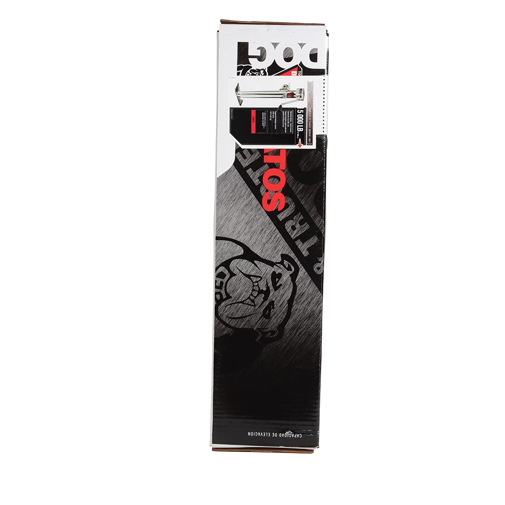 Bulldog 5K Pipe Mount Swivel Trailer Jack, Sidewind, Zinc Coated, Corrosion Resistant