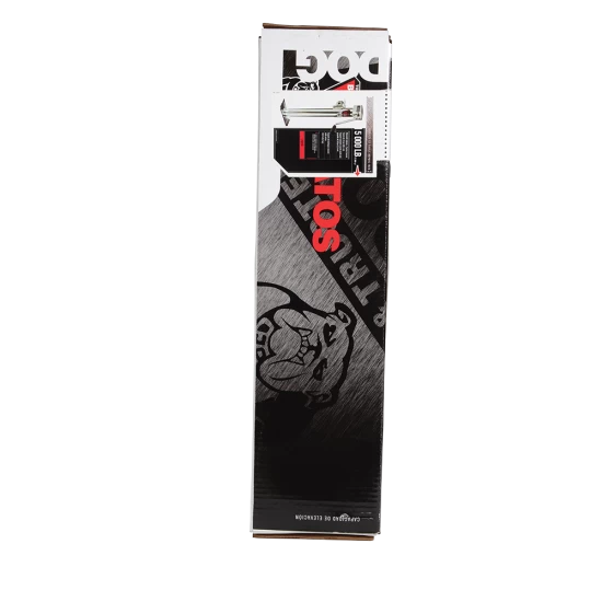 Bulldog 5K Pipe Mount Swivel Trailer Jack, Sidewind, Zinc Coated, Corrosion Resistant