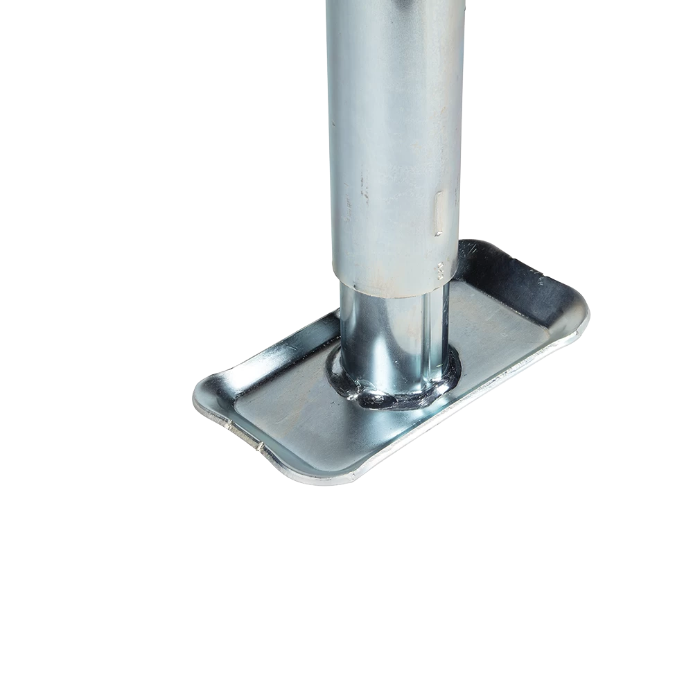 Bulldog 5K Pipe Mount Swivel Trailer Jack, Sidewind, Zinc Coated, Corrosion Resistant