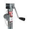 Bulldog 5K Pipe Mount Swivel Trailer Jack, Sidewind, Zinc Coated, Corrosion Resistant
