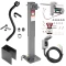 Bulldog 2 Speed 12K Trailer Jack Planetary Gearbox Non Spring Return Drop Leg Front Plunger Pin without Crank Bulldog Electric Motor Powered-Drive Kit Manual Override Crank