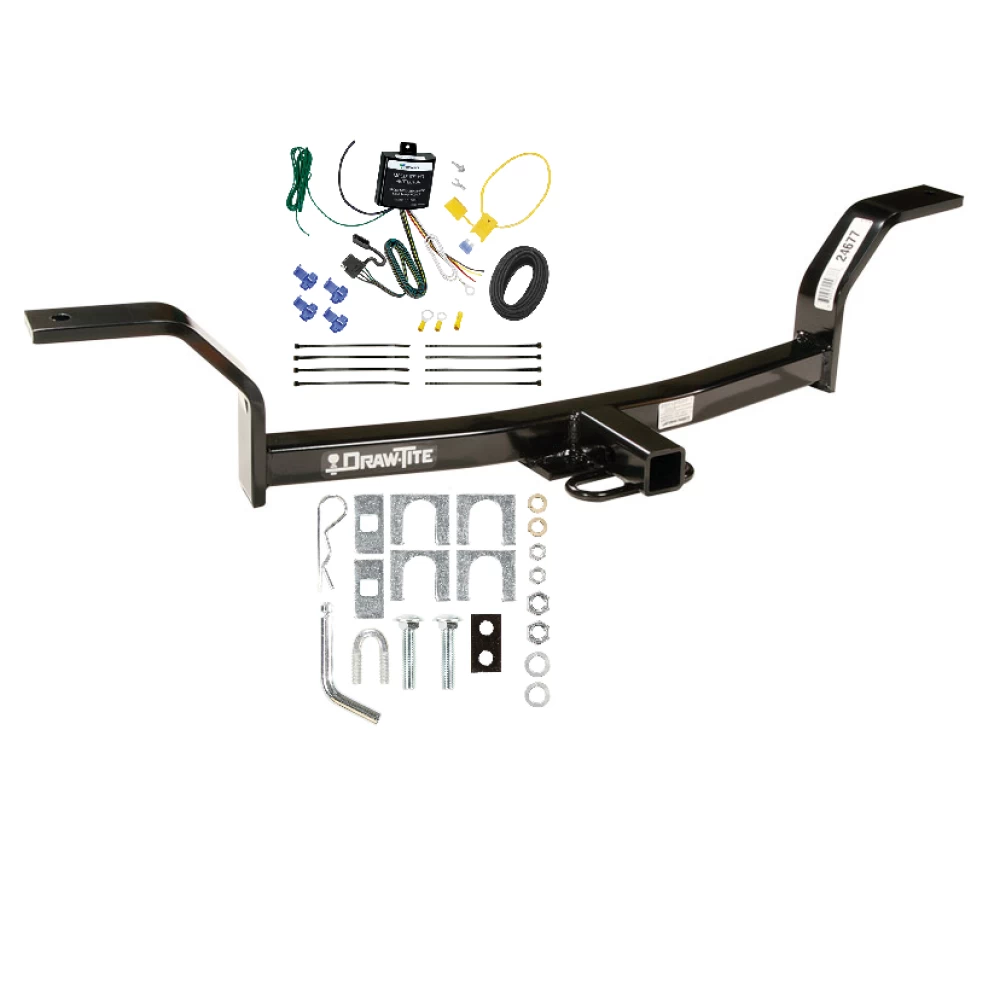 Trailer Tow Hitch For 92-00 Honda Civic Sedan & Coupe w/ Wiring Kit