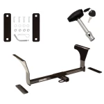 Trailer Tow Hitch For 07-25 Nissan Altima 09-23 Maxima w/ Security Lock Pin Key