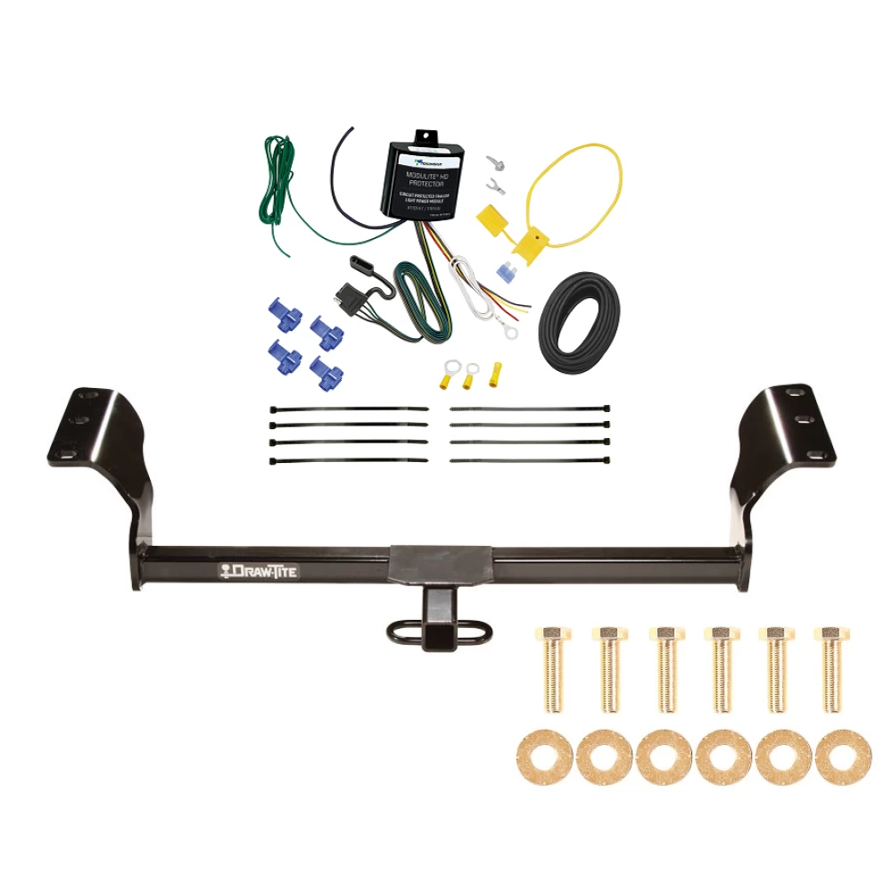 Trailer Tow Hitch For 2014 Toyota Matrix Trailer Hitch Tow Receiver w/ Wiring Harness Kit