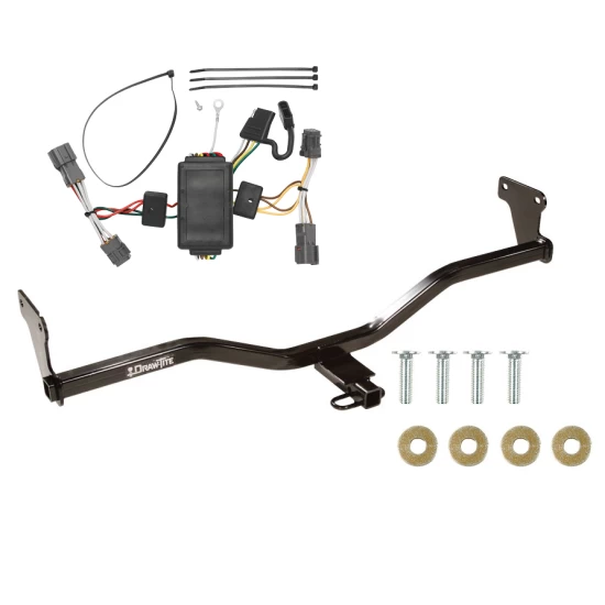 Trailer Tow Hitch For 10-13 KIA Soul w/o LED Taillights Tow Receiver w/ Wiring Harness Kit