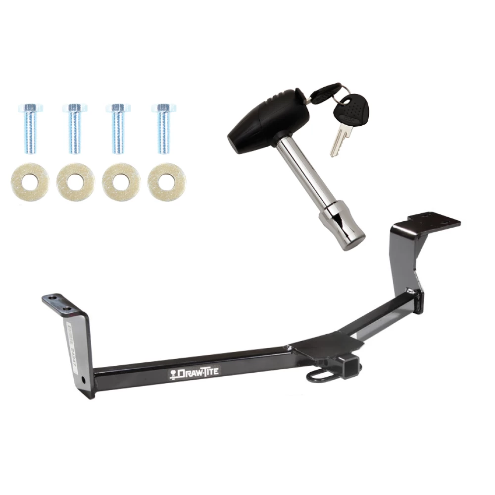 Trailer Tow Hitch For 10-15 Toyota Prius 12-17 Prius V w/ Security Lock Pin Key