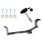 Trailer Tow Hitch For 10-15 Toyota Prius 12-17 Prius V w/ Security Lock Pin Key