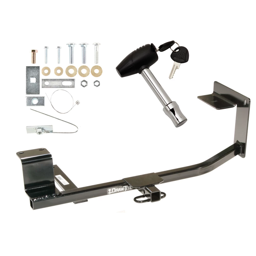 Trailer Tow Hitch For 05-18 VW Jetta Golf 2005 New Body Except TDI or Hybrid w/ Security Lock Pin Key