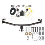Trailer Tow Hitch For 12-18 Ford Focus Sedan Trailer Hitch Tow Receiver w/ Wiring Harness Kit