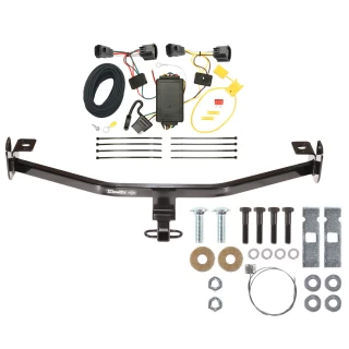 Trailer Tow Hitch For 12-14 Ford Focus Hatchback Exc ST Trailer Hitch Tow Receiver w/ Wiring Harness Kit
