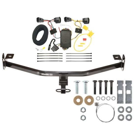 Trailer Tow Hitch For 12-14 Ford Focus Hatchback Exc ST Trailer Hitch Tow Receiver w/ Wiring Harness Kit