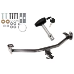 Trailer Tow Hitch For 12-18 Ford Focus Sedan Hatchback Except ST w/ Security Lock Pin Key
