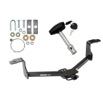 Trailer Tow Hitch For 09-14 Acura TL TSX Sedan 08-17 Honda Accord w/ Security Lock Pin Key