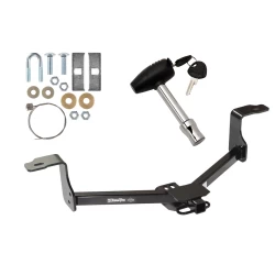Trailer Tow Hitch For 09-14 Acura TL TSX Sedan 08-17 Honda Accord w/ Security Lock Pin Key