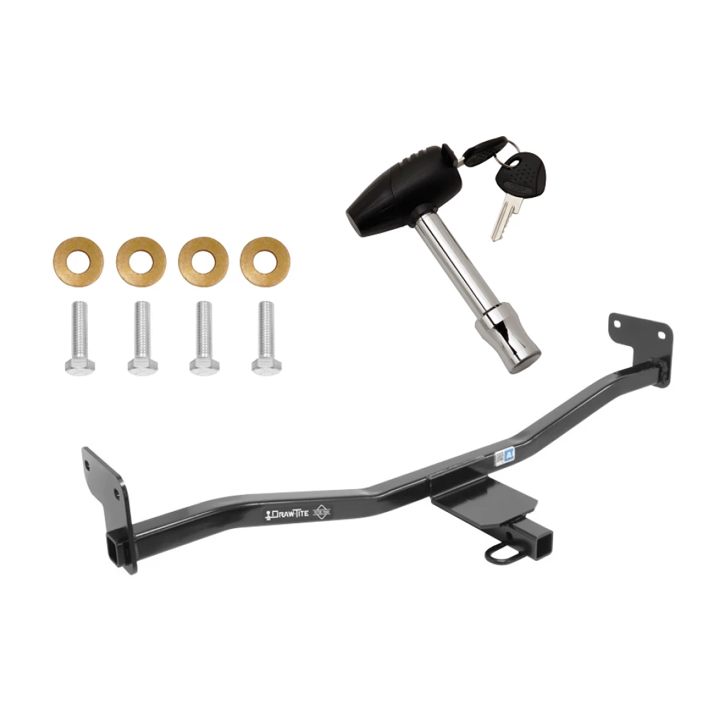 Trailer Tow Hitch For 14-19 KIA Soul w/ Security Lock Pin Key