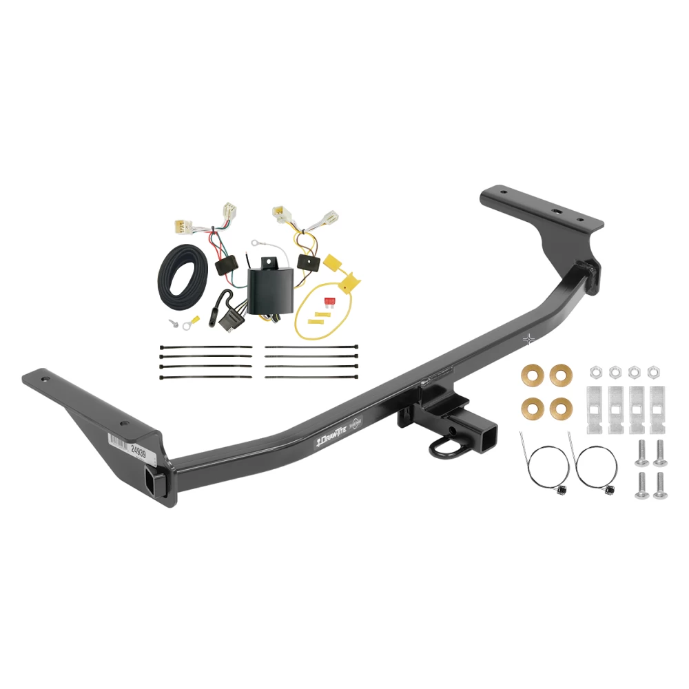 Trailer Tow Hitch For 17-20 Hyundai Elantra Sedan Exc Limited or Sport w/ Wiring Harness Kit