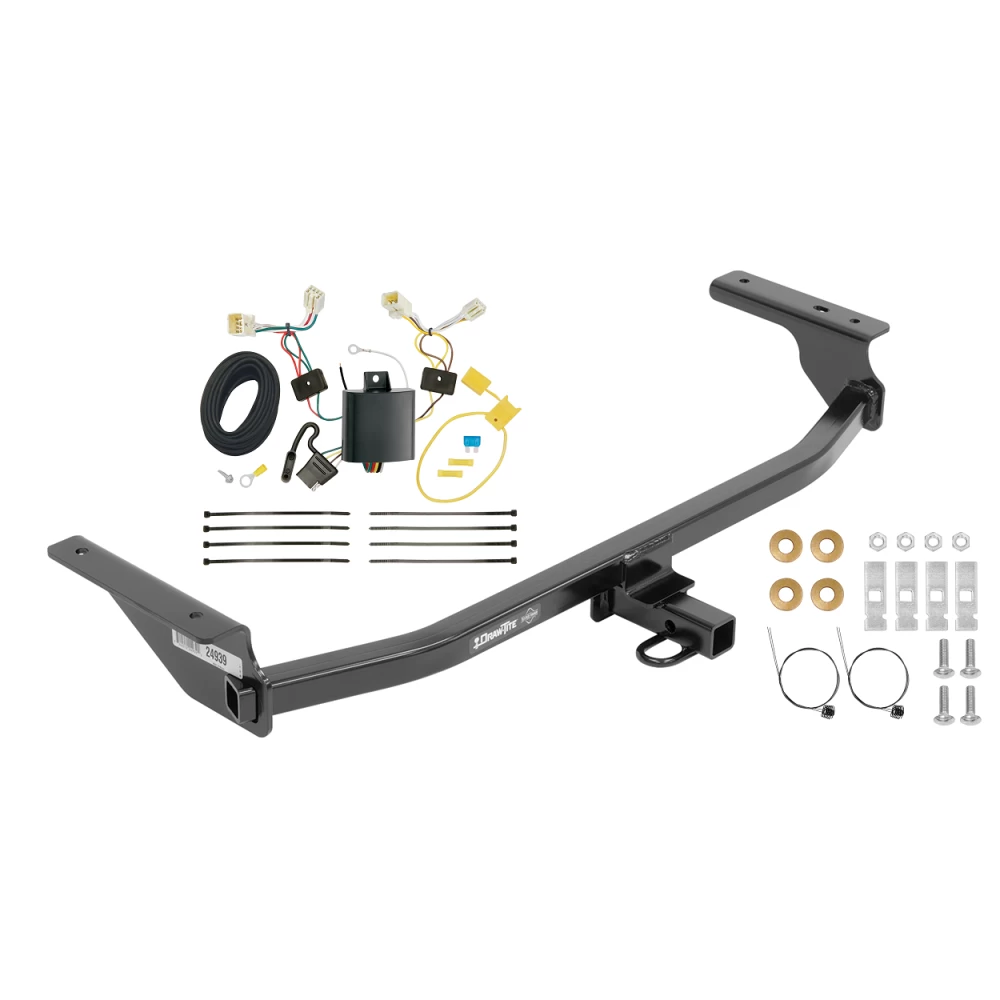 Trailer Tow Hitch For 17-20 Hyundai Elantra Sedan w/ Wiring Harness Kit
