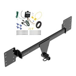 Trailer Hitch Tow Receiver w/ Wiring Harness Kit For 12-23 Tesla S All Models