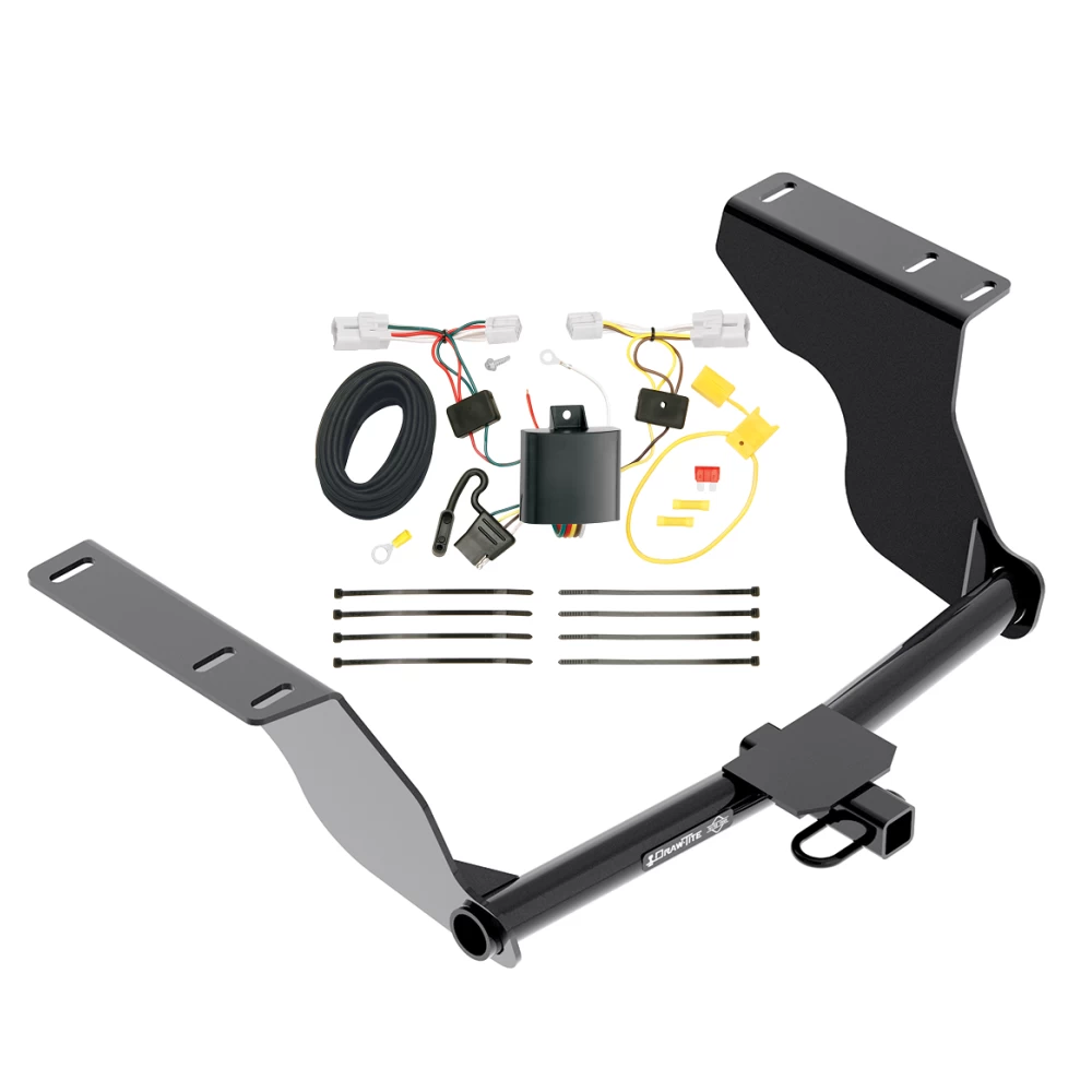 Trailer Hitch w/ Wiring Harness Kit For 15-16 Subaru Impreza 4 Dr. Sedan 1-1/4" Tow Receiver