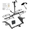 Trailer Tow Hitch For 11-20 KIA Optima 11-19 Hyundai Sonata Platform Style 2 Bike Rack w/ Hitch Lock and Cover