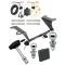 Trailer Tow Hitch For 11-17 Hyundai Sonata 19-19 KIA Optima Deluxe Package Wiring 2" and 1-7/8" Ball and Lock
