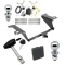 Trailer Tow Hitch For 18-19 Hyundai Sonata All Models Deluxe Package Wiring 2" and 1-7/8" Ball and Lock