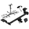 Trailer Tow Hitch For 10-15 Toyota Prius 12-15 Plug-in Hybrid 12-17 Prius V Platform Style 2 Bike Rack w/ Hitch Lock and Cover