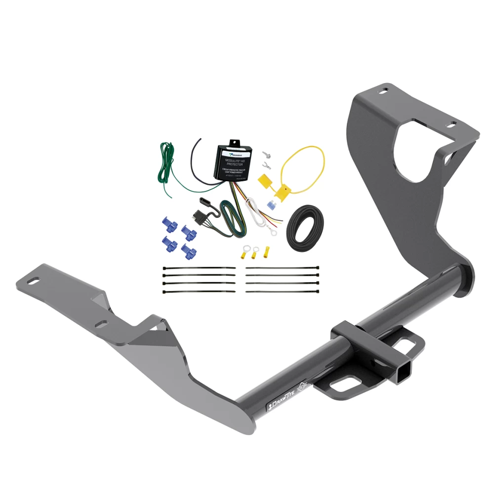 Trailer Hitch w/ Wiring Harness Kit For 15-21 Subaru WRX STI All Models 1-1/4" Tow Receiver