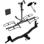 Custom Fit Trailer Hitch2 Bike Carrier Rail Rack Security Lock Pin Rubber Hitch Plug Cover Installation Hardware Installation Instructions 24971 63134 580407 2211 Draw-Tite Trailer Tow Hitch 12-20 Toyota Prius C Platform Style 2 Bike Rack Hitch Lock and Trailer Tow Hitch For 12-20 Toyota Prius C Platform Style 2 Bike Rack w/ Hitch Lock and Cover
