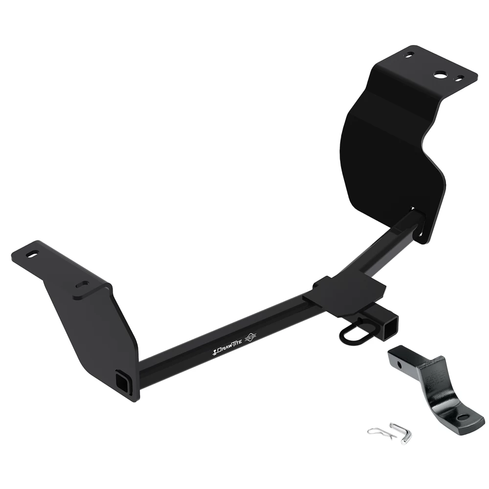 Trailer Tow Hitch For 20-24 Toyota Corolla Sedan Complete Package w/ Wiring Draw Bar and 1-7/8" Ball