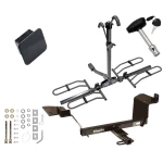 Trailer Tow Hitch For 97-04 Buick Regal 97-08 Pontiac Grand Prix Platform Style 2 Bike Rack Hitch Lock and Cover