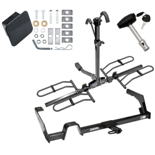 Trailer Tow Hitch For 00-04 Subaru Legacy Sedan & Wagon Outback Wagon Except Sport Platform Style 2 Bike Rack Hitch Lock and Cover
