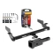 Trailer Tow Hitch For 00-05 Cadillac DeVille 06-11 DTS w/ 2" Adapter and Pin/Clip