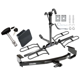 Trailer Tow Hitch 96-07 Chrysler Dodge Plymouth Town and Country Grand Caravan Voyager Except Stow-n-Go Platform Style 2 Bike Rack Hitch Lock and Cover