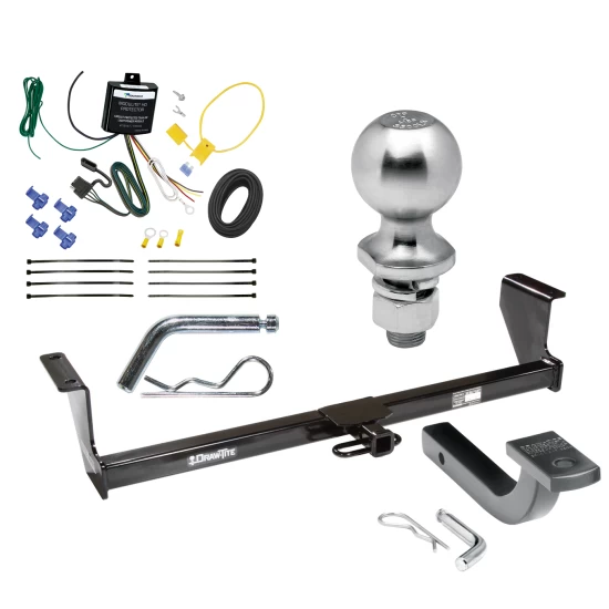 Trailer Tow Hitch For 01-07 Volvo V70 03-07 XC70 Complete Package w/ Wiring Draw Bar Kit and 2" Ball