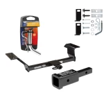 Trailer Tow Hitch For 00-09 Buick LeSabre Lucerne Pontiac Bonneville Oldsmobile Aurora w/ 2" Adapter and Pin/Clip