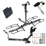 Trailer Tow Hitch For 05-09 Subaru Legacy Sedan Wagon Class 2 Platform Style 2 Bike Rack Hitch Lock and Cover