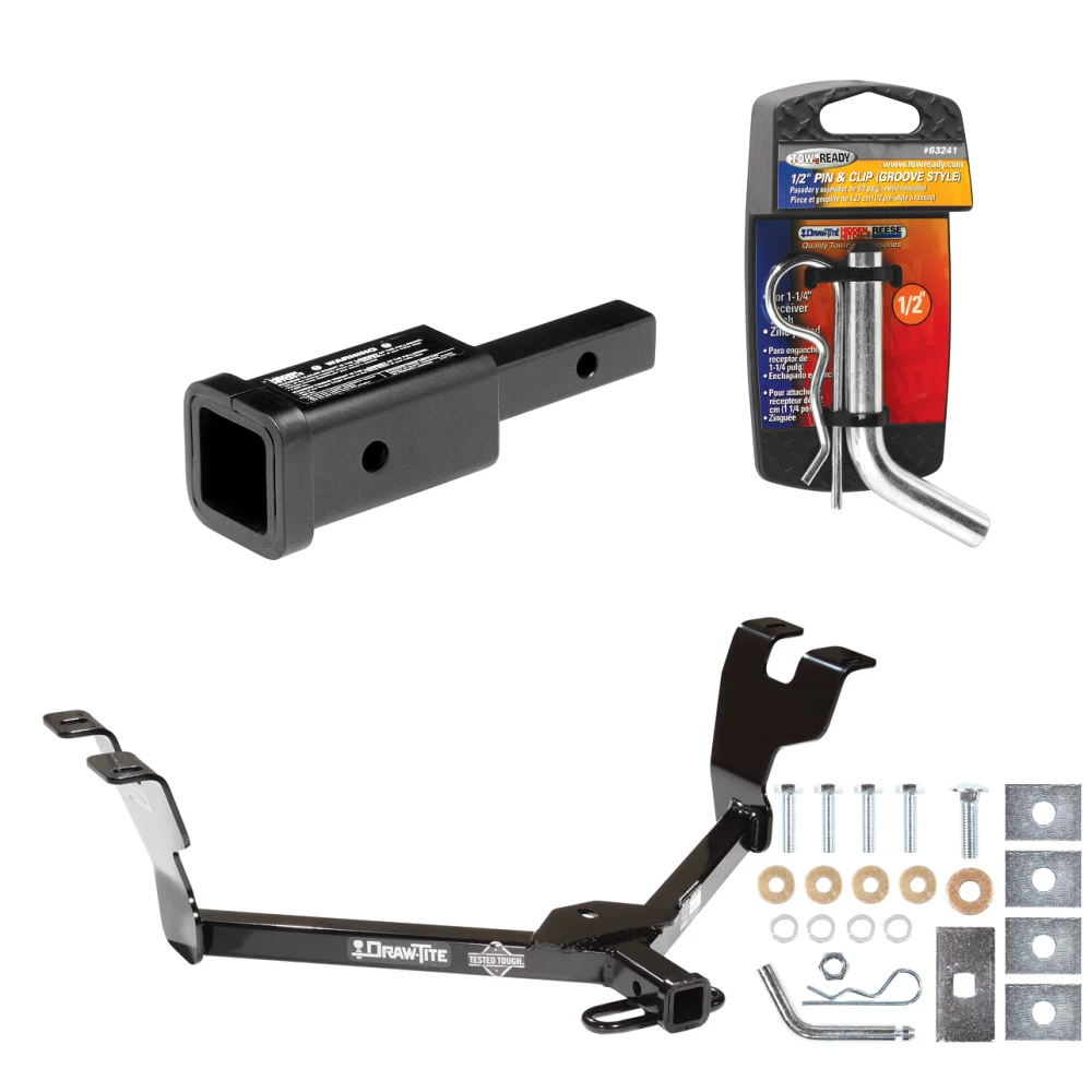 Trailer Tow Hitch For 05-09 Subaru Legacy Sedan Wagon Class 2 w/ 2" Adapter and Pin/Clip