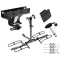 Trailer Tow Hitch For 05-10 Jeep Commander Grand Cherokee Except SRT-8 Platform Style 2 Bike Rack Hitch Lock and Cover