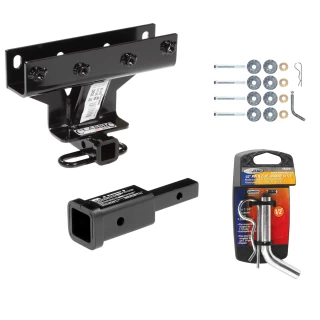 Custom Fit Trailer Hitch Trailer Hitch Adapter Trailer Hitch Pin and Clip Installation Hardware Installation Instructions 36362 80303 63241 Draw-Tite Trailer Tow Hitch 05-10 Jeep Commander Grand Cherokee Except SRT-8 2" Adapter and Pin/Clip 05 06 07 Trailer Tow Hitch For 05-10 Jeep Commander Grand Cherokee Except SRT-8 w/ 2" Adapter and Pin/Clip