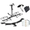 Trailer Tow Hitch For 05-10 KIA Sportage 05-09 Hyundai Tucson Platform Style 2 Bike Rack Hitch Lock and Cover