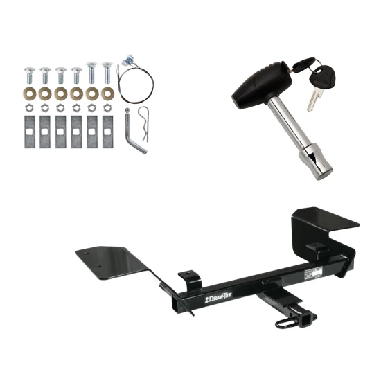 Trailer Tow Hitch For 02-13 Chevy Impala 14-16 Old Body Style w/ Security Lock Pin Key