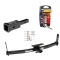 Trailer Tow Hitch For 05-17 Chevy Equinox 10-17 GMC Terrain 06-09 Torrent 02-07 Saturn Vue w/ 2" Adapter and Pin/Clip