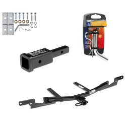Trailer Tow Hitch For 07-12 Lexus ES350 07-11 Toyota Camry w/ 2" Adapter and Pin/Clip
