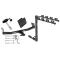 Trailer Tow Hitch w/ 4 Bike Rack For 07-17 Jeep Compass Patriot tilt away adult or child arms fold down carrier w/ Lock and Cover